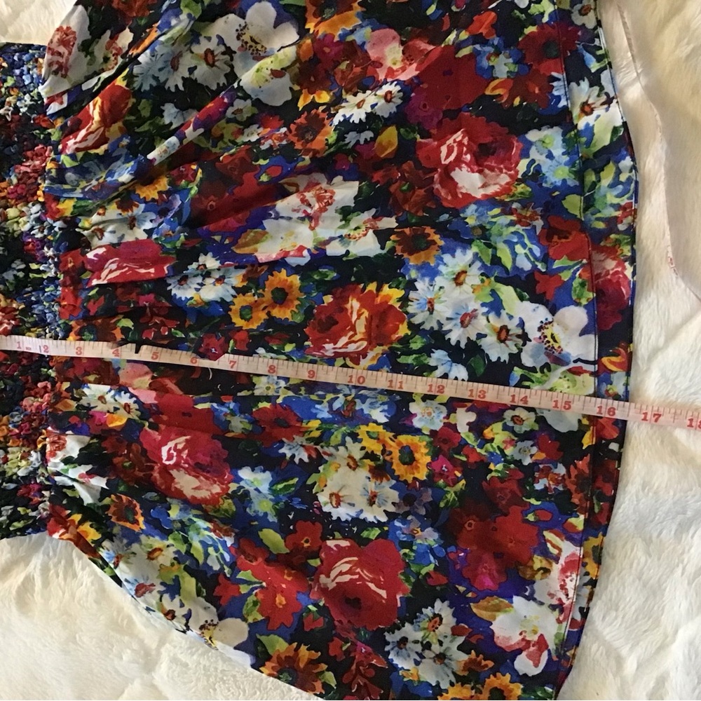 Alice + Olivia Multicolor Floral Skirt - Picture 6 of 7
